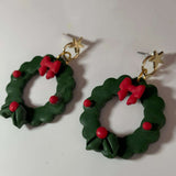 Christmas Wreath Studs - Krafty Kat
