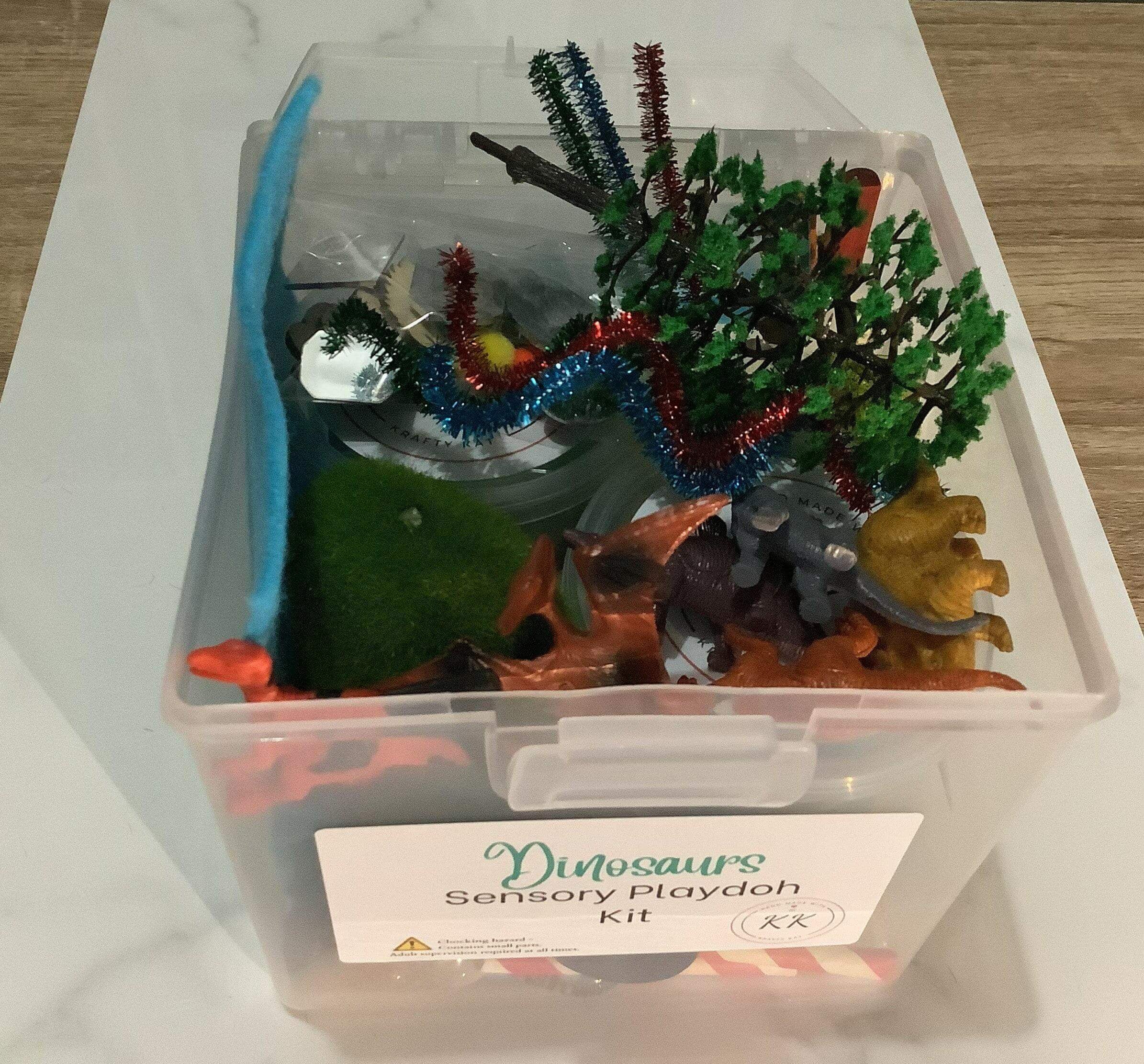 Dinosaurs Sensory Playdough Kit - Krafty Kat