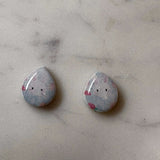 Easter Transfer Teardrop Stud - Krafty Kat