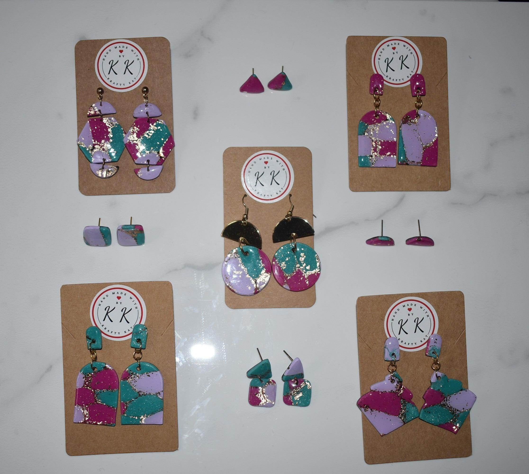 Fairy Floss Earring Collection - Krafty Kat