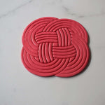 Fushia Pink Woven Coasters - Krafty Kat