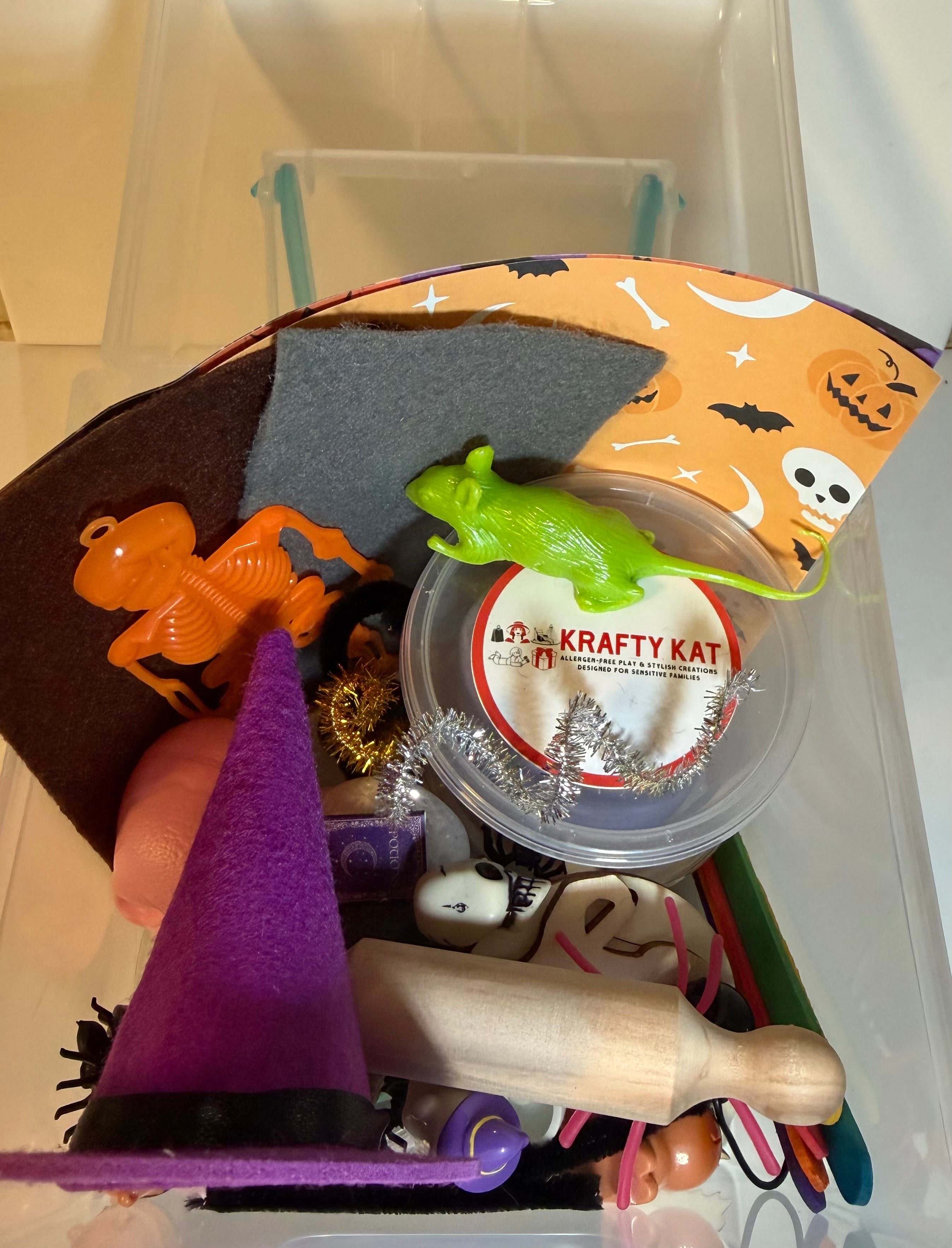Halloween Themed Sensory Play Kit - Krafty Kat