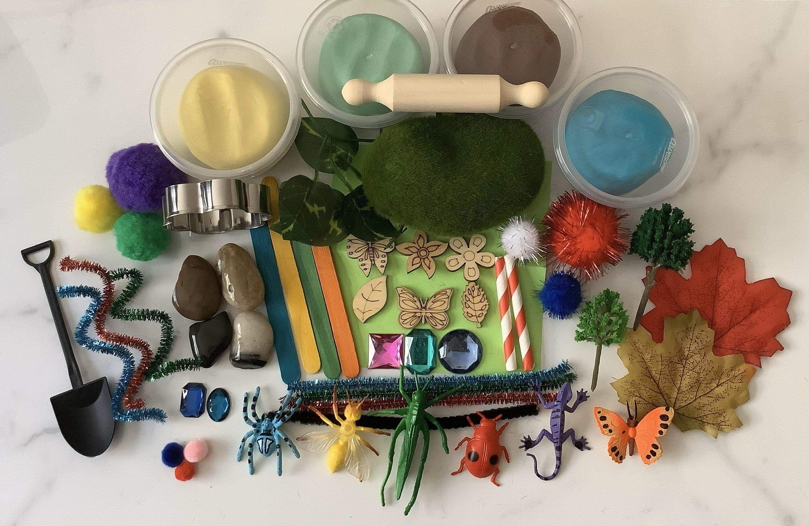 Insects Sensory Playdough Kit - Krafty Kat