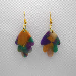 Leaf Hook Dangle Earring - True Colours Collection - Krafty Kat