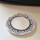 Mini Black & White Transfer Trinket Tray - Krafty Kat