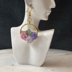 Mother’s Day – Bloom Drop – Cottage Garden - Gold Dangle Earrings - Krafty Kat