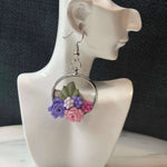 Mother’s Day – Bloom Drop – Secret Garden - Silver Dangle Earrings - Krafty Kat