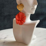 Mother’s Day – Blooming Heart – Sunset Cluster - Gold Stud Earrings - Krafty Kat