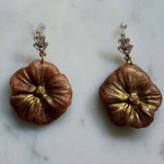 Mother’s Day – Little Bloom – Golden Cluster - Crystal Stud Earrings - Krafty Kat