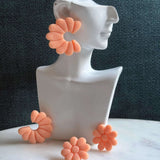 Mummy & Me – Peach Petal - Stud Earrings - Krafty Kat
