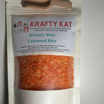 Orange Coloured Rice Bag - Krafty Kat