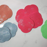 Pale Green Woven Coasters - Krafty Kat