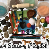 Safari Sensory Playdough Kit - Krafty Kat