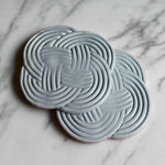 Sky Blue Woven Coasters - Krafty Kat