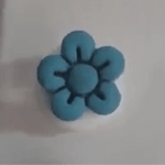 Teal Blue Daisy Thick Straw Cover Cap - Krafty Kat