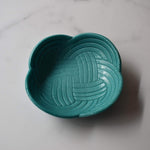 Teal Green Woven Trinket Tray - Krafty Kat