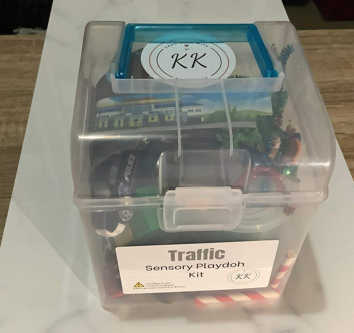 Traffic Sensory Playdough Kit - Krafty Kat