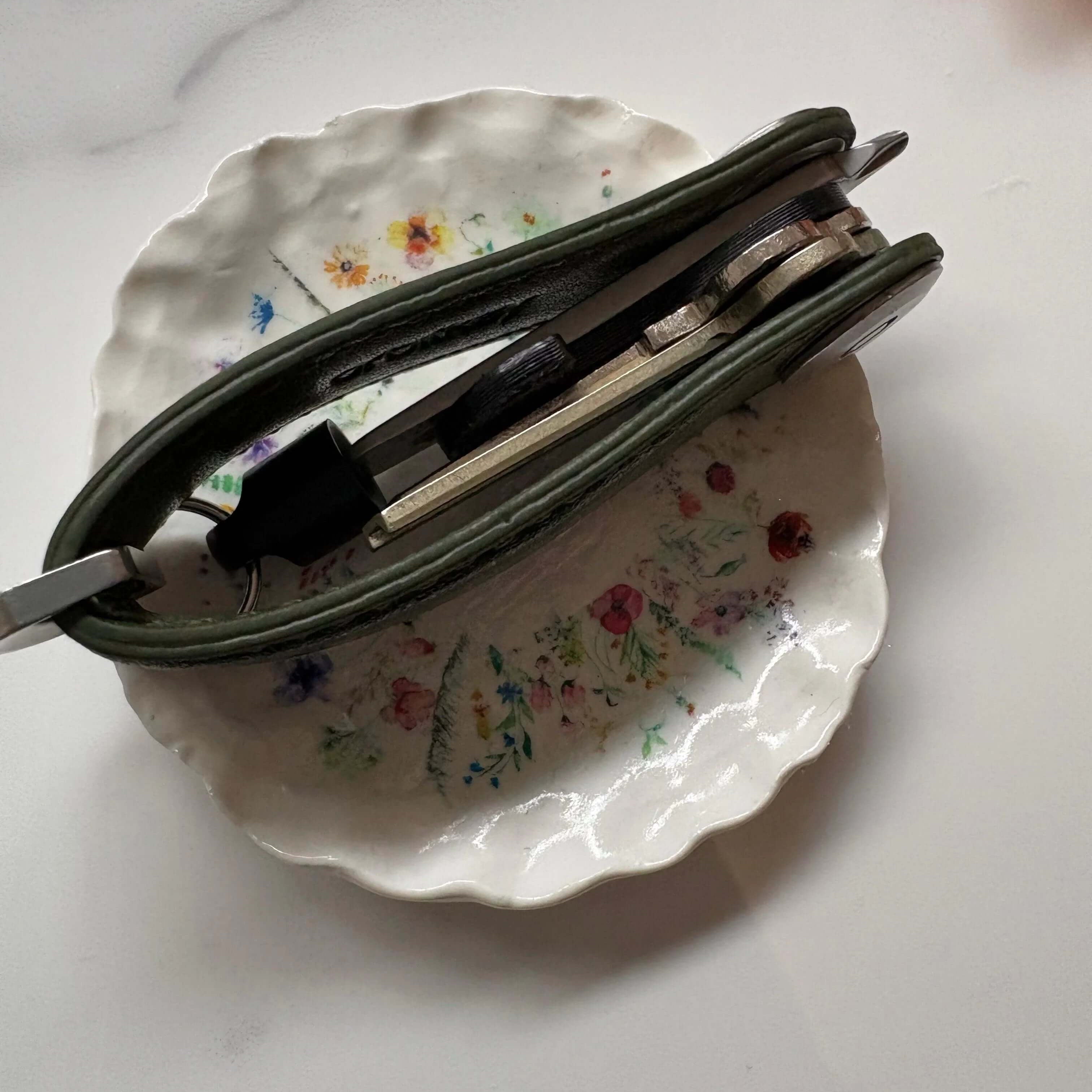 Wild Flower Transfer Trinket Tray - Krafty Kat